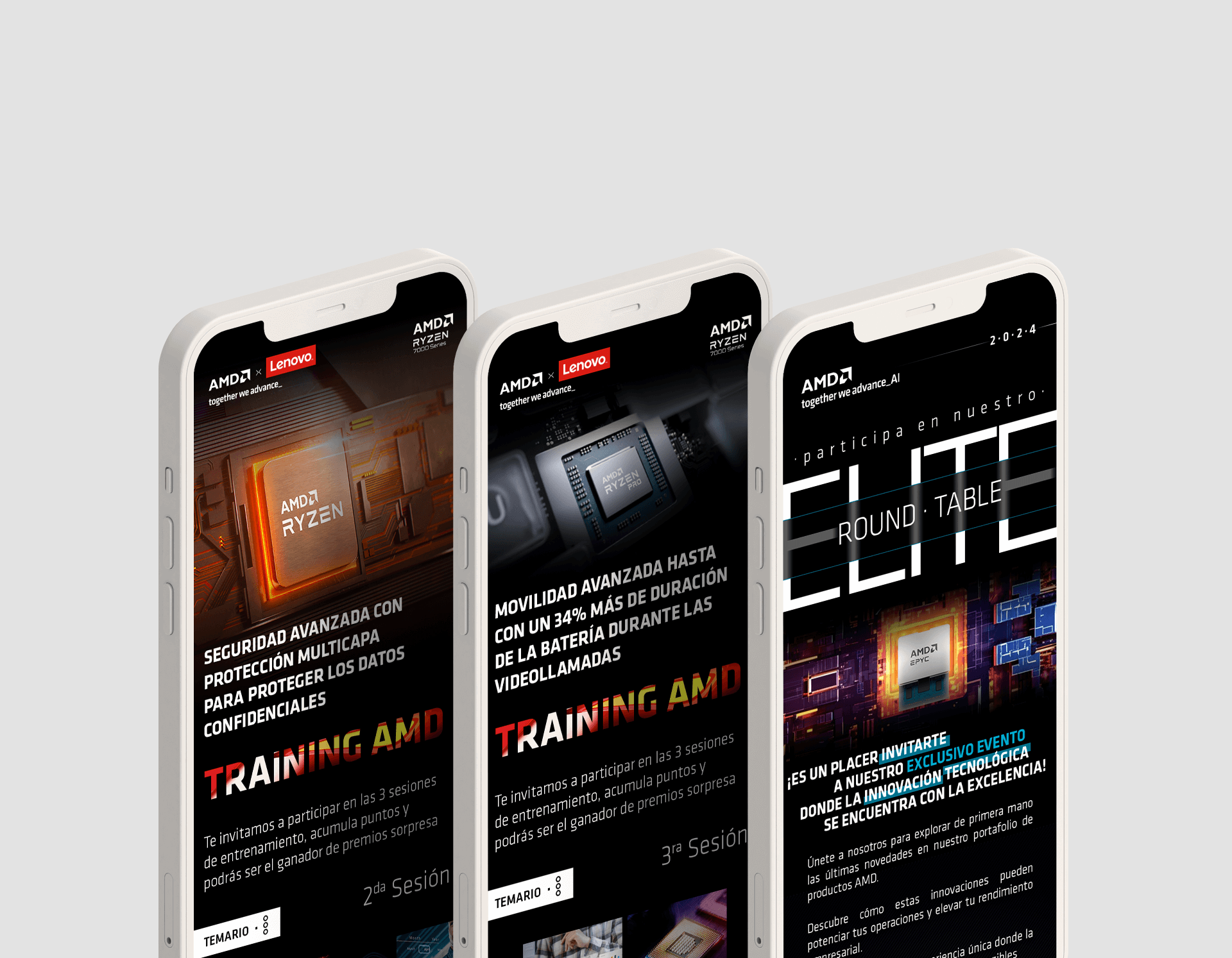 AMD campaign materials